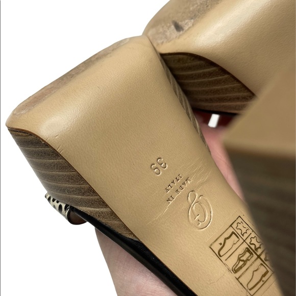 M. Gemi | Leather Ankle Strap Platform Sandal - Picture 9 of 9